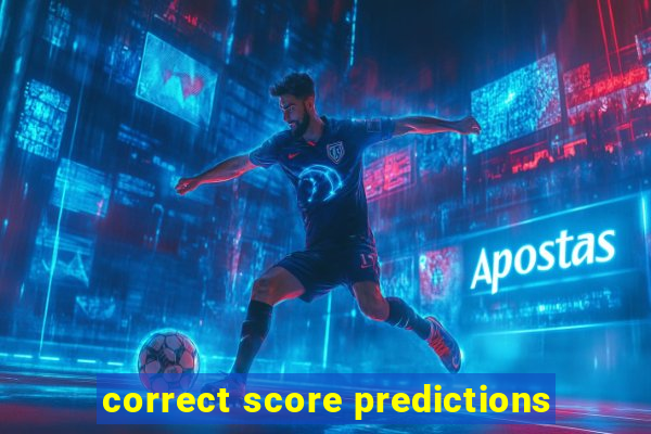 correct score predictions